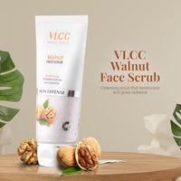 VLCC Walnut Face Scrub Moisturizing Scrub For Mild Exfoliation 80 gm