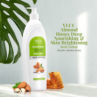 VLCC Almond Honey Deep Nourishing & Skin Brightening Body Lotion For Deep Nourishment, Glowing & Youthful Skin