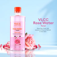 VLCC Rose Water Toner With Rose, Aloe Vera, Mint, Date Fruit