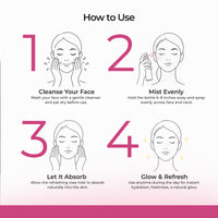COSTAK Floral Kiss Rose Splash Face Mist 100ML
