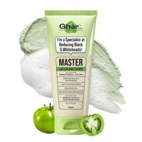 Ghar Soaps Master Clay Mask Cleanser | For reducing blackheads and whiteheads | With Green Tomato Extract & Kaolin + green clay | For all skin types