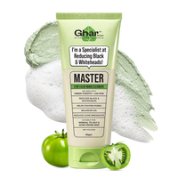 Ghar Soaps Master Clay Mask Cleanser | For reducing blackheads and whiteheads | With Green Tomato Extract & Kaolin + green clay | For all skin types