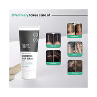 ThriveCo Scalp Care Kit: AHA BHA PHA Exfoliating Scalp Scrub & Vitalizing Serum 150 ml
