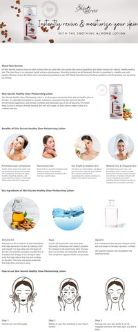 Skin Secrets Moisturizing Lotion With Almond Oil