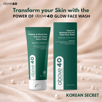Above 40 Glow Face Wash – Korean Anti Ageing & Brightening Cleanser with Glutathione 100 ml