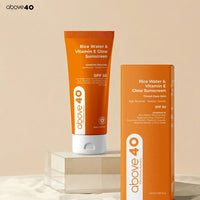Above 40 Tinted Sunscreen SPF 50 PA++++ – Korean Glow Sunblock with Niacinamide & Hyaluronic Acid 50 ml