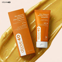Above 40 Tinted Sunscreen SPF 50 PA++++ – Korean Glow Sunblock with Niacinamide & Hyaluronic Acid 50 ml