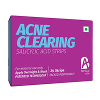 BonAiyu Health Acne Pimple Patch Removable Strips/Stickers For Men And Women With Salicylic Acid 24 Patches