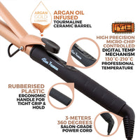 Alan Truman Argan Gold Ceramic Curler 22mm