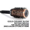Alan Truman Gold Ceramic Blow Drying Brush - Large