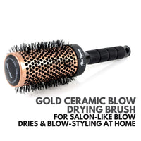 Alan Truman Gold Ceramic Blow Drying Brush - Medium