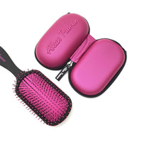 Alan Truman Knot No More Detangling & Hair Care Brush - Pink Hot Glare