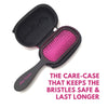 Alan Truman Knot No More Detangling & Hair Care Brush - Pink Hot Glare