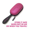 Alan Truman Knot No More Detangling & Hair Care Brush - Pink Hot Glare
