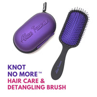 Alan Truman Knot No More Detangling & Hair Care Brush Playful Purple