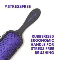 Alan Truman Knot No More Detangling & Hair Care Brush Playful Purple