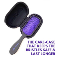Alan Truman Knot No More Detangling & Hair Care Brush Playful Purple