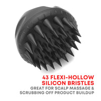 Alan Truman Scalp SOS Scalp Massage & Shampoo Brush - Black