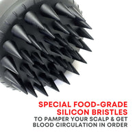 Alan Truman Scalp SOS Scalp Massage & Shampoo Brush - Black