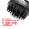 Alan Truman Scalp SOS Scalp Massage & Shampoo Brush - Black