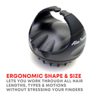 Alan Truman Scalp SOS Scalp Massage & Shampoo Brush - Black