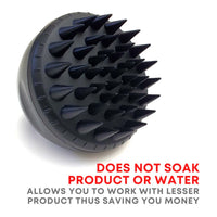 Alan Truman Scalp SOS Scalp Massage & Shampoo Brush - Black