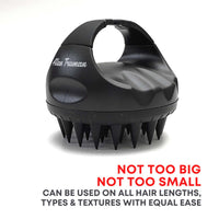 Alan Truman Scalp SOS Scalp Massage & Shampoo Brush - Black