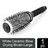 Alan Truman White Ceramic Blow Drying Brush Large