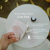Anour Rose quartz Gua Sha Stone 1 Piece