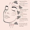 Anour Rose quartz Gua Sha Stone 1 Piece