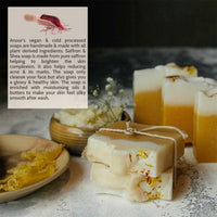 Anour Saffron & Shea Vegan Face Soap 100 gm