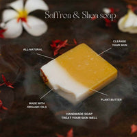Anour Saffron & Shea Vegan Face Soap 100 gm