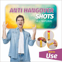 BonAiyu Health All Natural Anti Hangover Shots Spearmint Lemon Flavour 40 ml * 6