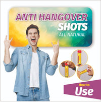 BonAiyu Health All Natural Anti Hangover Shots Spearmint Lemon Flavour 40 ml * 6