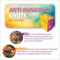 BonAiyu Health All Natural Anti Hangover Shots Spearmint Lemon Flavour 40 ml * 6