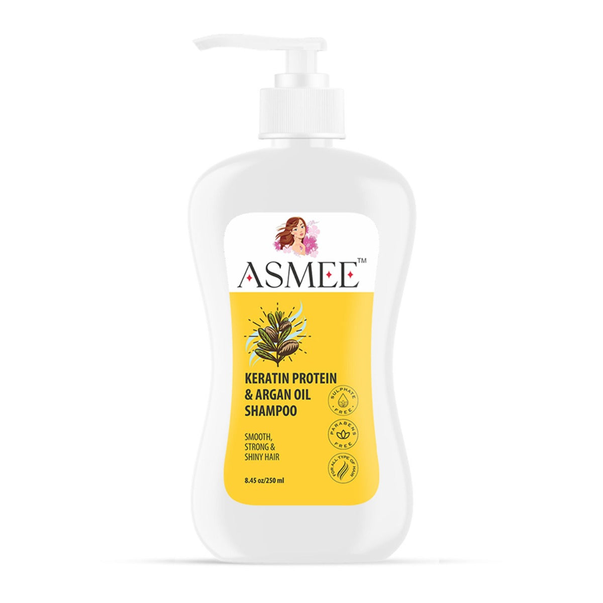 Buy Asmee Keratin Protein & Argan oil Shampoo at ₹99 | Cossouq