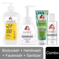 Asmee Hamper 7 Body Wash | Hand Wash | Face Wash | Sanitizer