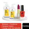 Asmee Hamper 12 Shampoo | Conditioner | Stargazer Lipstick | Orange Crush Gel Nail Polish