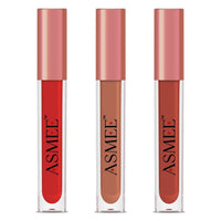 Asmee Liquid Matte lipstick Ruby Red | Tropical Hibiscus | Berry Fantasy