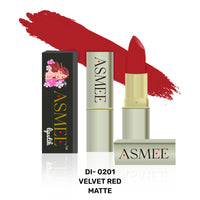 Asmee Matte Lipstick Velvet Red | Espresso | French Rose | Pink Orchid | Tangerine