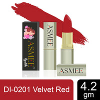 Asmee Matte Lipstick Velvet Red | Espresso | French Rose | Pink Orchid | Tangerine
