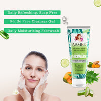 Asmee Natural Fresh Face Wash 100 ml * 2