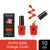 Asmee Premium Gel Nail Polish Orange Crush