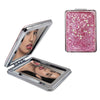 Majestique Glitter Portable Double-Sided Mirror Assorted 1 Piece