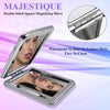 Majestique Glitter Portable Double-Sided Mirror Assorted 1 Piece