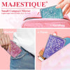 Majestique Glitter Portable Double-Sided Mirror Assorted 1 Piece