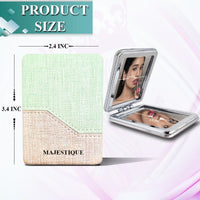 Majestique Portable Double-Sided Mirror Assorted 1 Piece