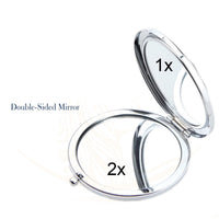 Majestique Crystal Edge Beauty Folding Mirror With Magnification Assorted 1 Piece
