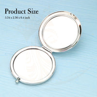 Majestique Crystal Edge Beauty Folding Mirror With Magnification Assorted 1 Piece
