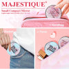 Majestique Mini Mix Glitter Pocket Makeup Mirror Assorted 1 Piece